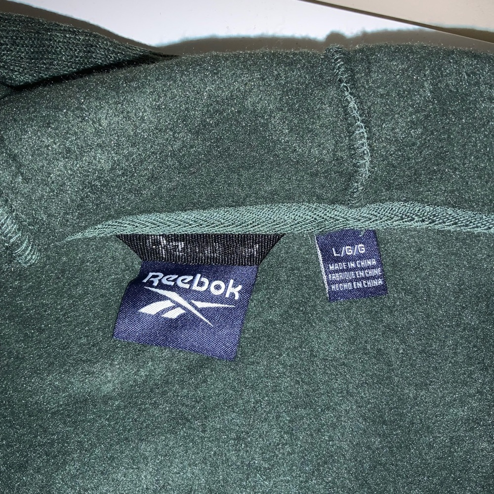 Reebok Green Zip-Up Hoodie NWT - Picture 8 of 9